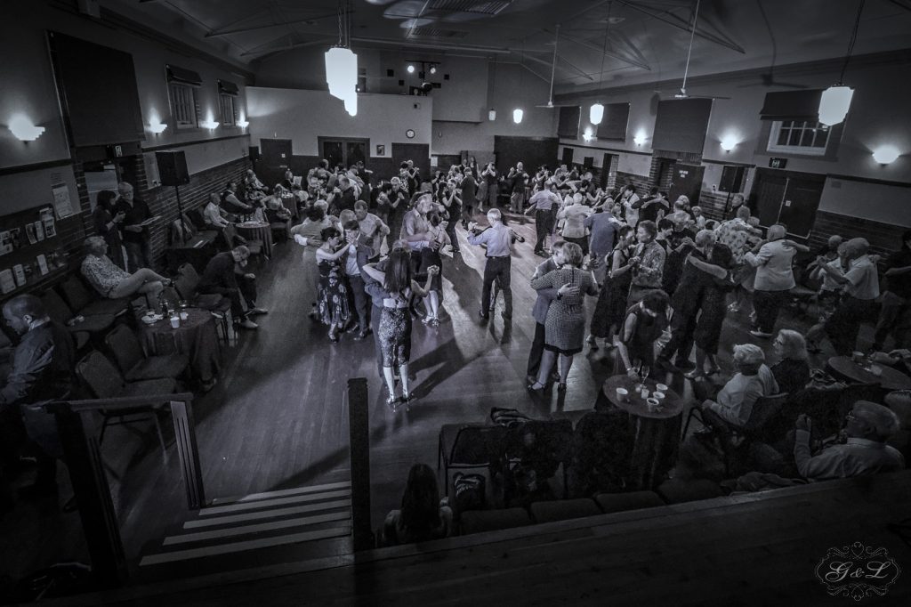 Sydney Argentine Tango Festival, large group of social dancers